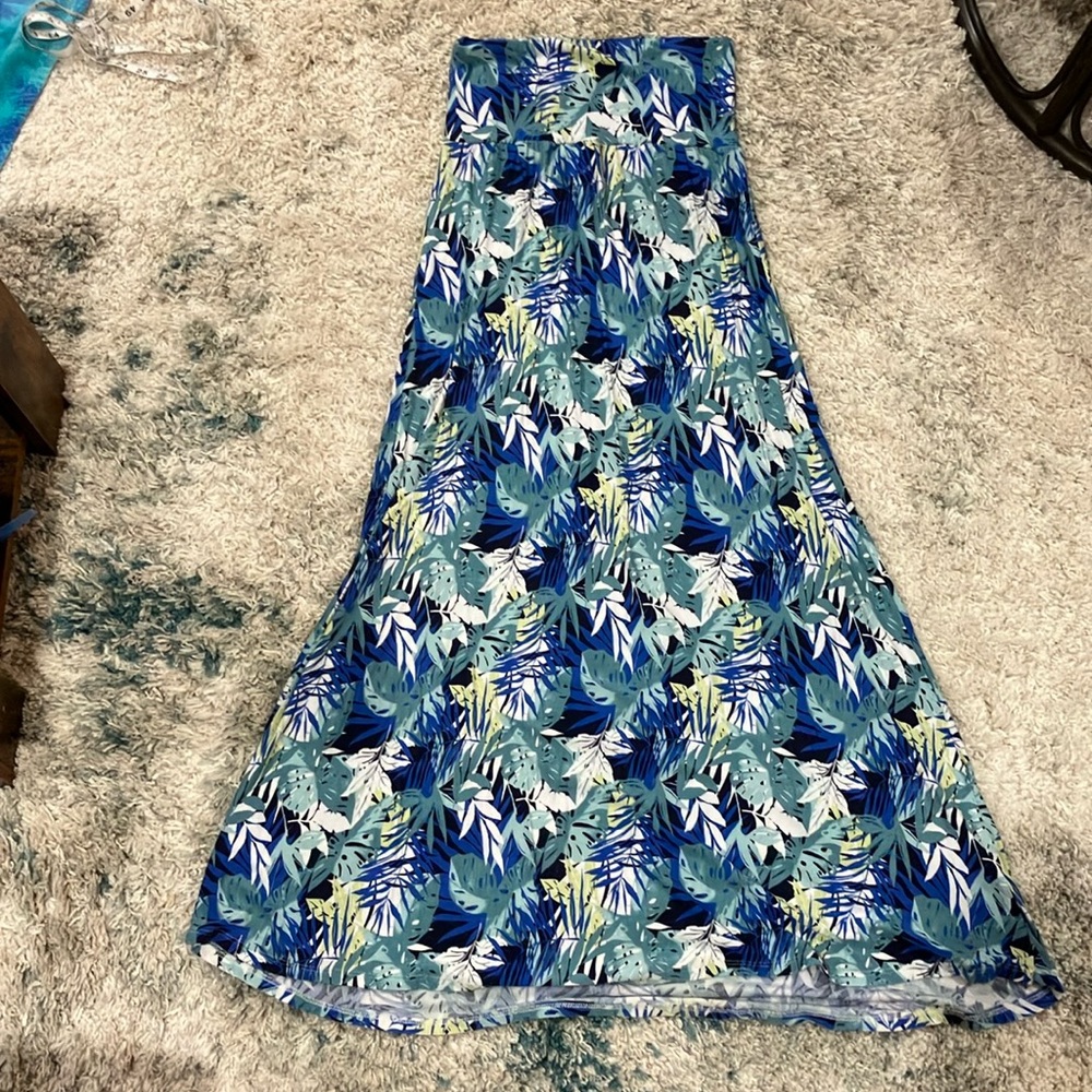 Long soft stretchy skirt
